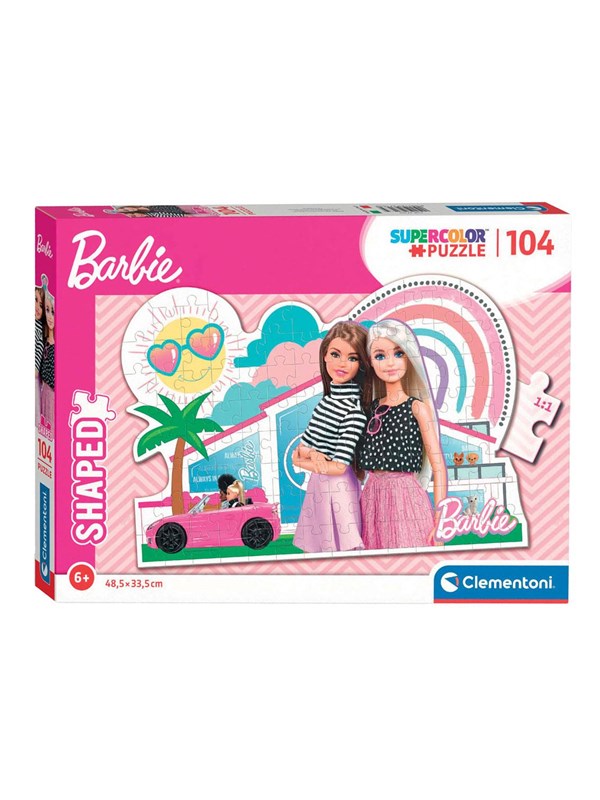 Clementoni Jigsaw Puzzle Super Color - Barbie Pink Gulv