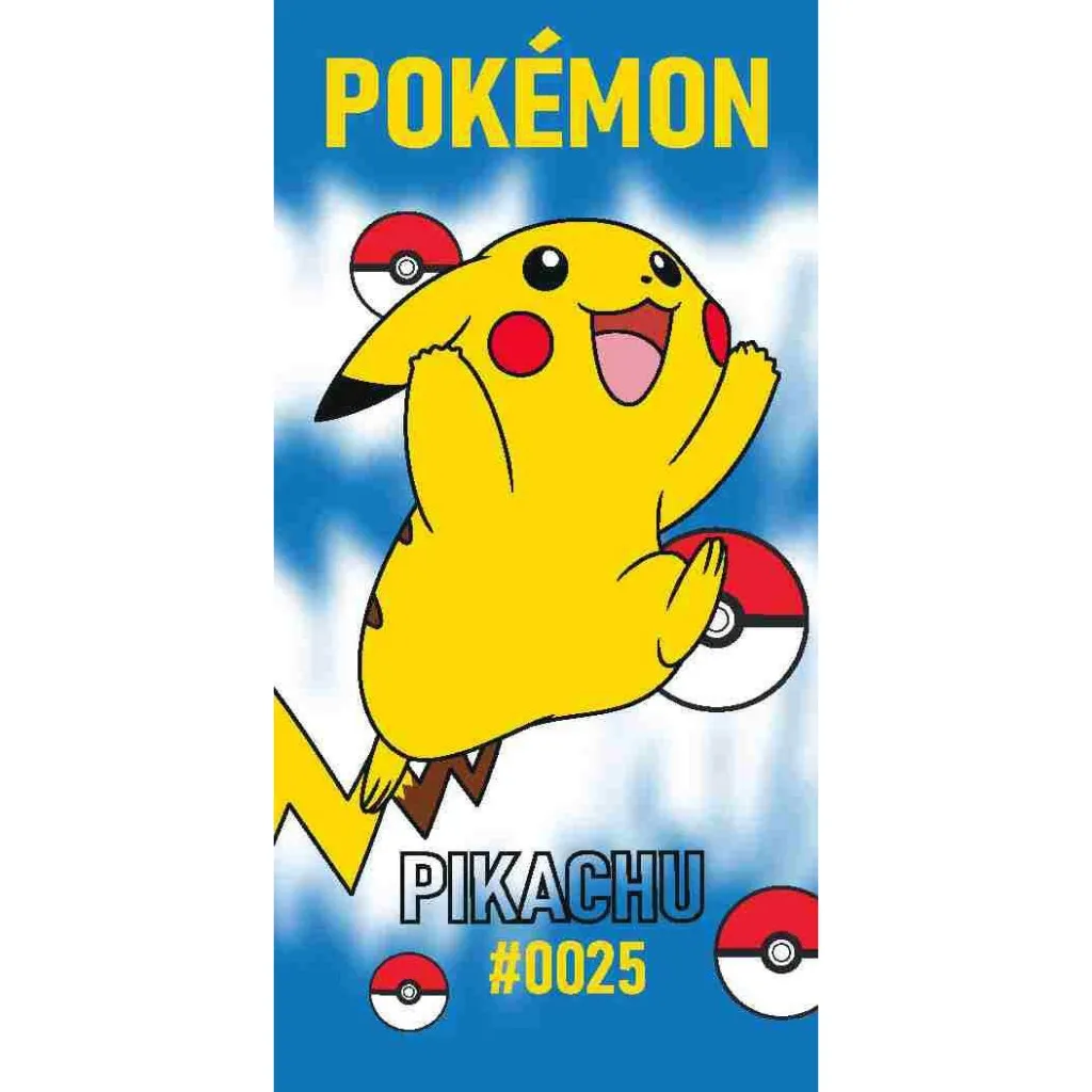 Pokémon #0025 badehåndkle & strandhåndkle 70×140 cm