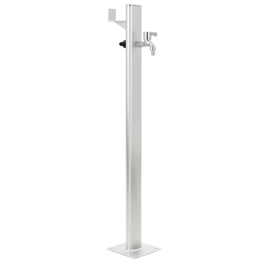vidaXL Vannsøyle for hage aluminium 95 cm