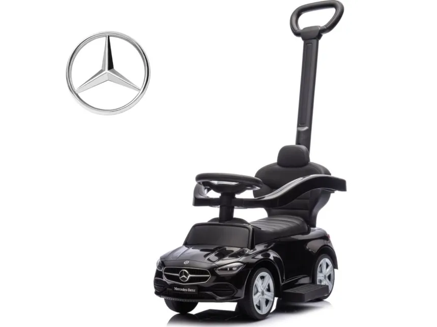 Milly Mally kjøretøy med håndtak MERCEDES C-Class svart