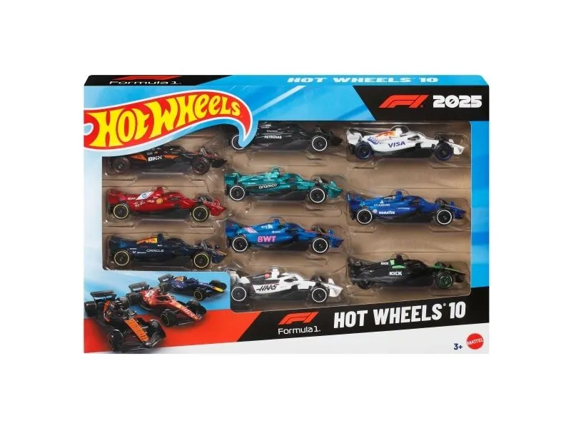 Hot Wheels F-1 Racing 1:64 10-Pack