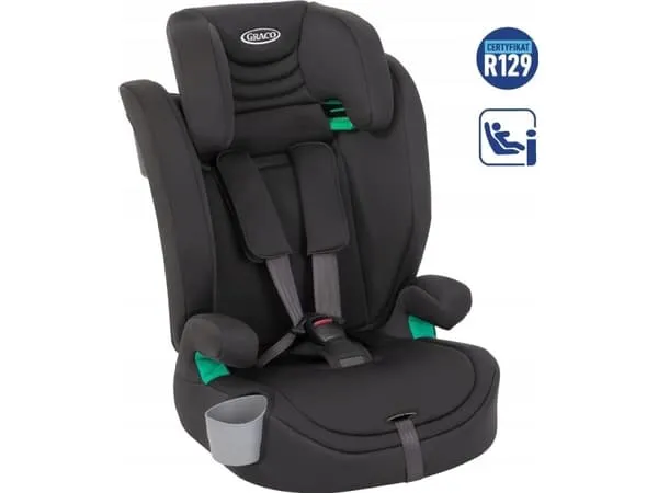 Graco Eldura R129 sikkerhetssele-stol, 76–150 cm, Midnight