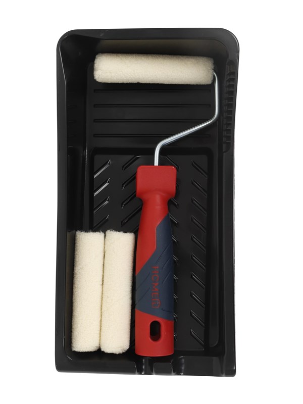 Work>it Paint Roller Set Tray + 2 Mohair Refill Rollers