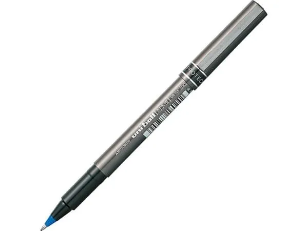 Rollerpen Uni-Ball UB-155 Micro Deluxe 0,2mm blå - (12 stk.)