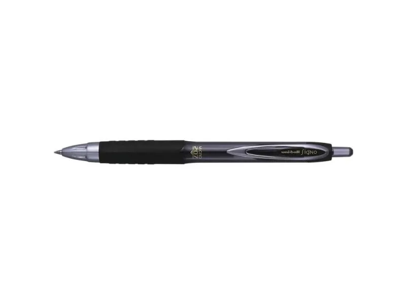 Kulepenn Uniball Signo UMN-207 Micro 0,3 mm, svart - (12 stk./pakning)