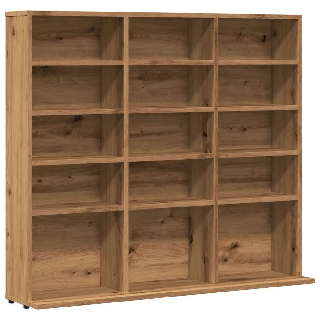 vidaXL CD-skap artisan eik 100x23x89,5 cm konstruert tre