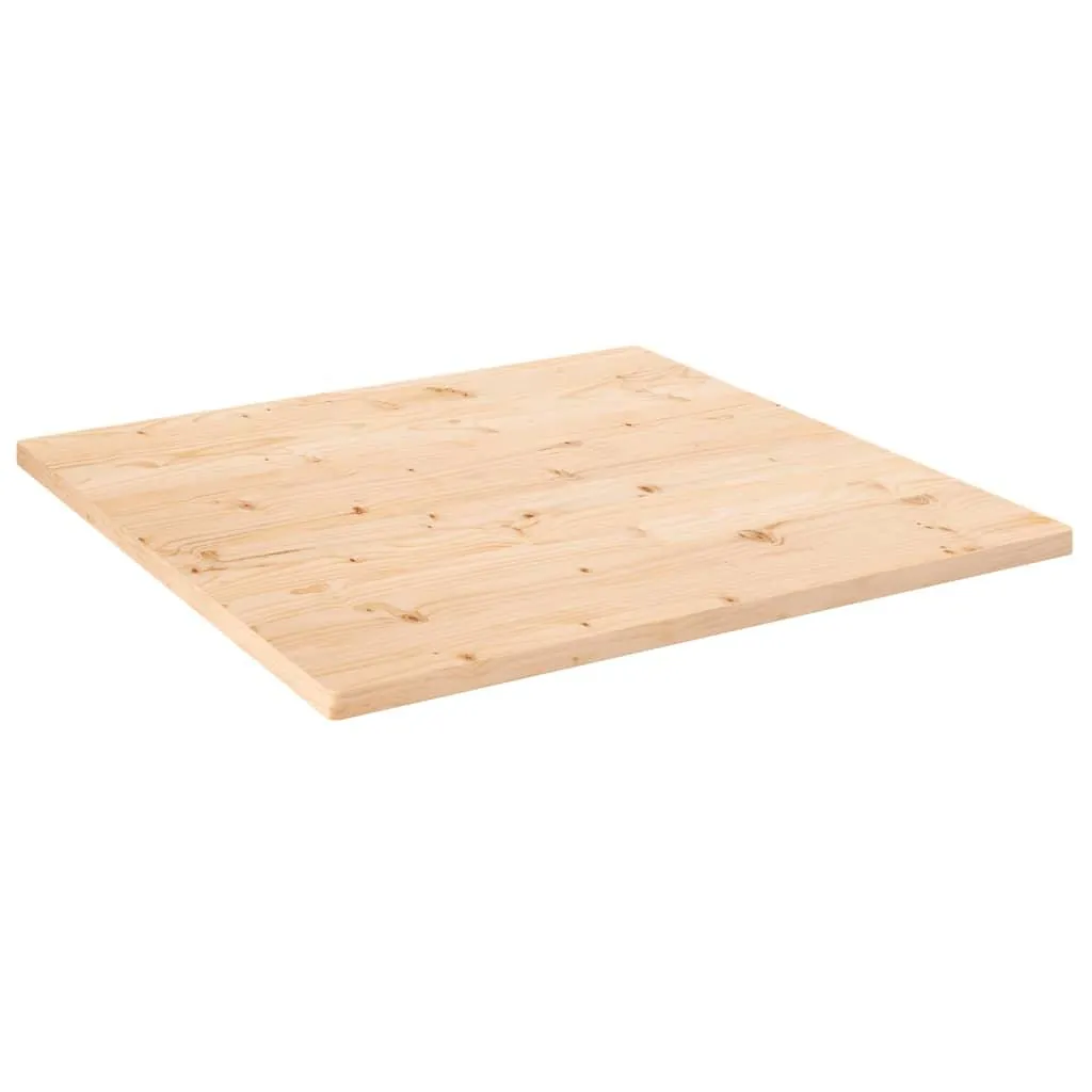 vidaXL Bordplate 90x90x2,5 cm heltre furu rektangulær