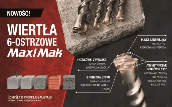 Makita SDS-MAX bor 20*540 mm MAXI MAK