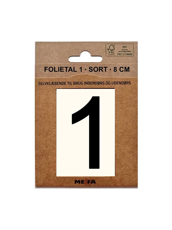 MEFA Foil number 1 Black