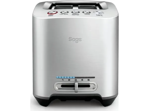 Sage the Smart Toast STA825BAL2EEU1 - Brødrister - 2 skive - 2 Spor - sølv
