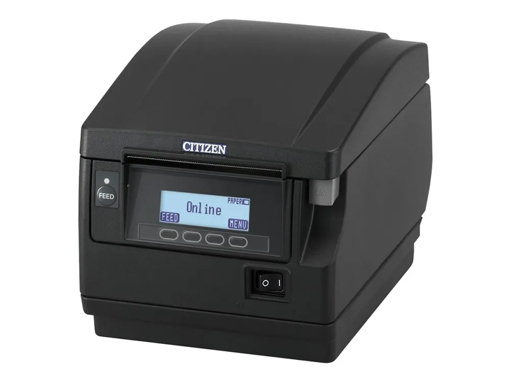 Citizen CT-S851III - Kvitteringsskriver - direktetermisk - Rull (8,25 cm) - 203 dpi - inntil 500 mm/sek - USB 2.0 - kutter - svart