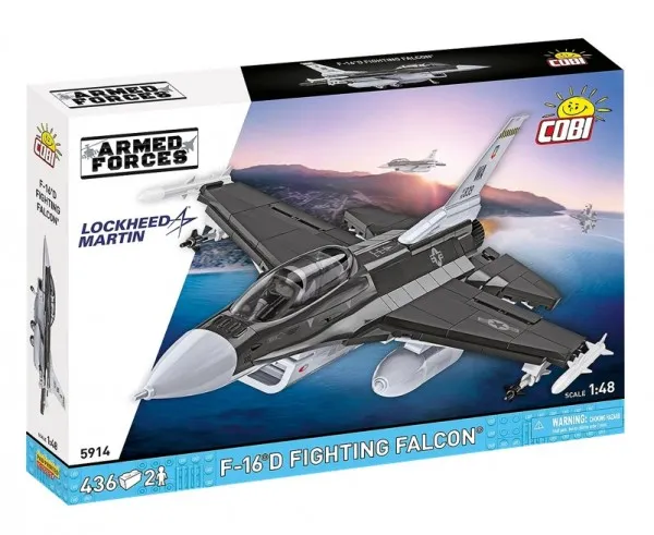 F-16D Fighting Falcon Byggeklosser, 436 deler, Cobi Blocks