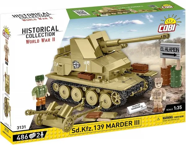 COBI 3131 Tank Destroyer Sd.Kfz.139 Marder III