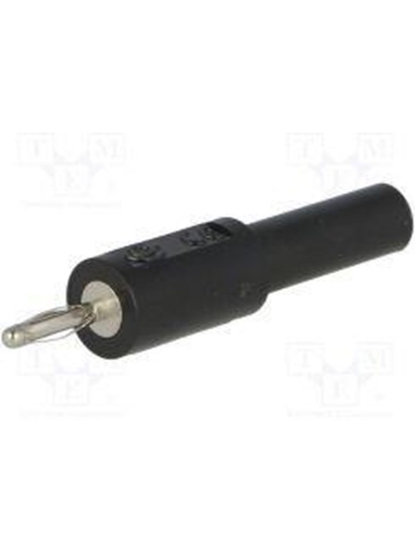Elma Instruments Banana plug adapter - ada ø4/4mm black 1057