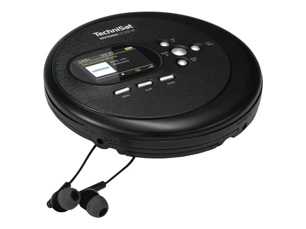 TechniSat DigitRadio CD 2GO BT - CD-spiller - sort