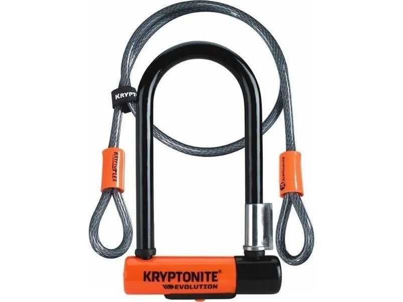 Kryptonite Evolution Mini 7 U-lås med ekstra kabel