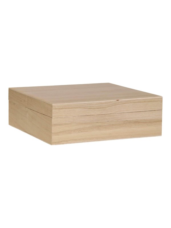 Playwood Square box with loose lid