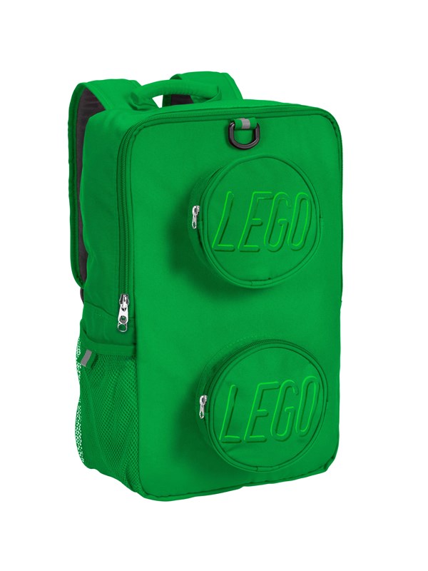 Euromic LEGO® BRICK backpack green 40x25x15 cm 18L