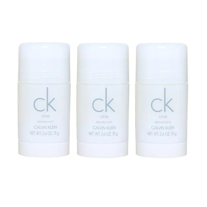 3-pack Calvin Klein CK One Deostick 75ml