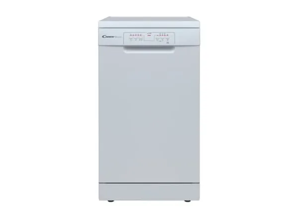 Candy Brava CDPH 2L1049W-01, Frittstående, Slimline (45 cm), Hvit, Hvit, Knapper, 2 kurver