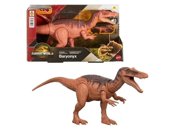 Jurassic World WILD ROAR Baryonyx, 4 år, Flerfarget, Plast