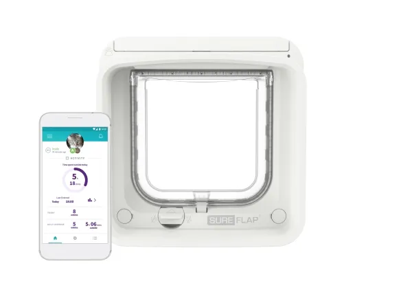 Sureflap Microchip Cat Flap Connect hvid