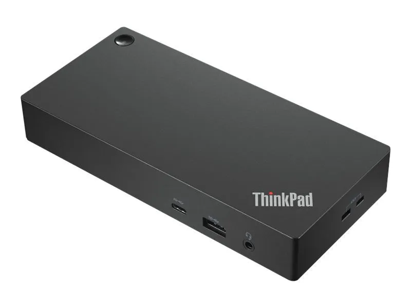 Lenovo ThinkPad Universal USB-C Dock - Dokkingstasjon - USB-C - HDMI, 2 x DP - 1GbE - 90 watt
