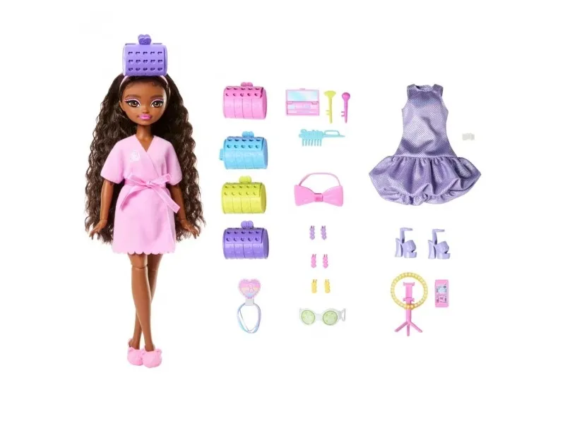 Barbie Mattel Dream Besties Brooklyn dukke + stylingtilbehør (JGG39)