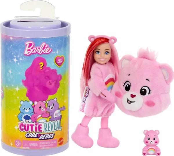 Mattel BARBIE CHELSEA CUTIE REVEAL CARE BEARS Overraskelsessett (JCN97)
