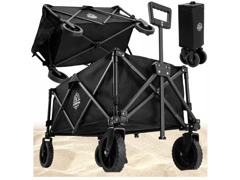 Geko hagevogn – plast sammenleggbar 127 L 100 kg (1)