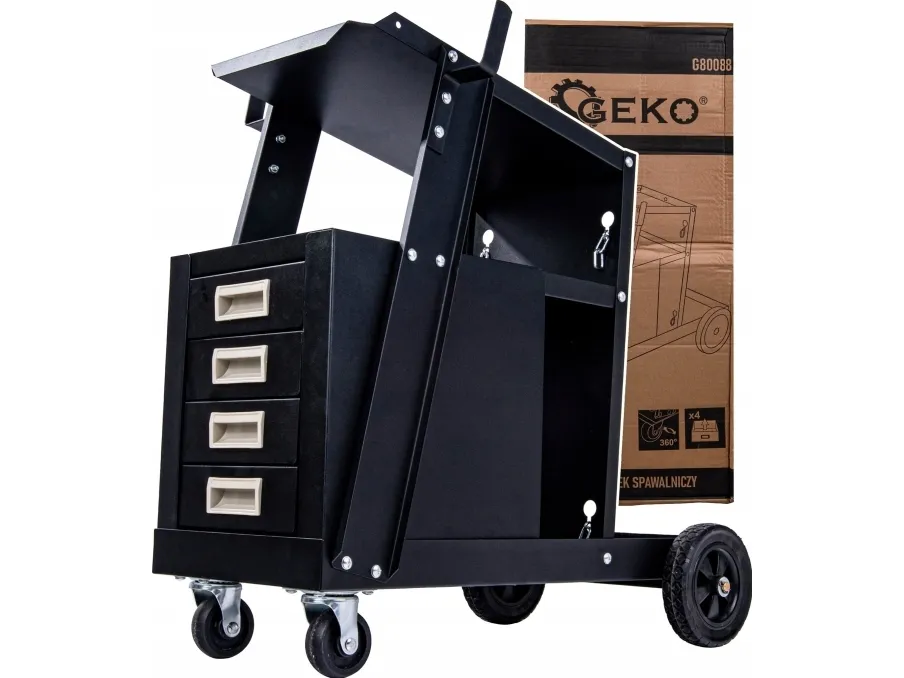 Geko mobil sveisetralle med 4 skuffer