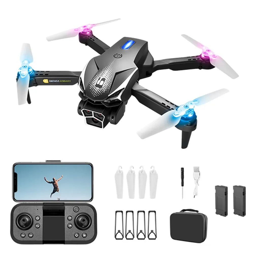 LU600 RC Drone Drone Drone med HD - kamera Doble batterier Firesidig hinderunngåelse