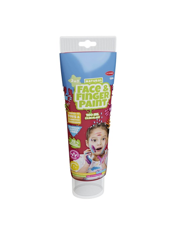 Boti Natural Face & Fingerpaint Tube - Red 100ml