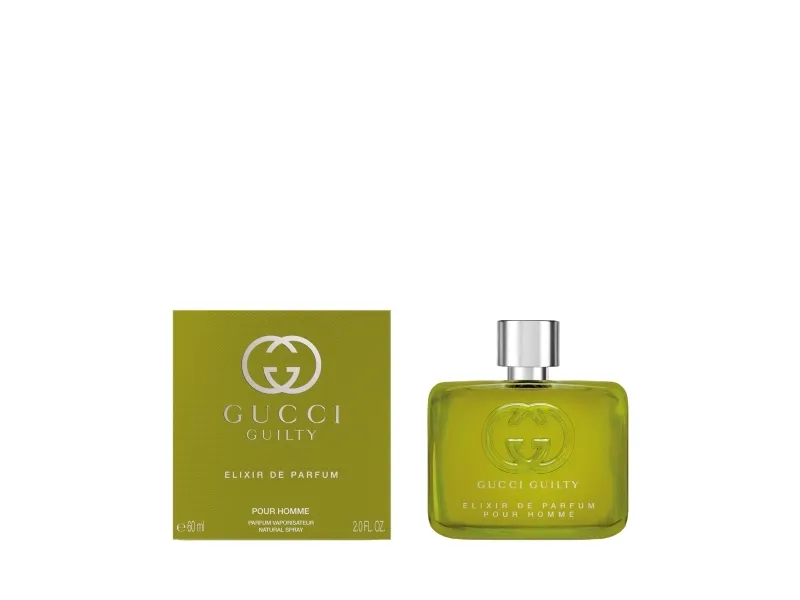 Gucci Guilty Elixir de Parfum, Menn, 60 ml, Muskat, Appelsinblomst, Krydder, Iris, Appelsinblomst, Osmanthus, Amber, Benzoin resinoid, Patchouli, V...