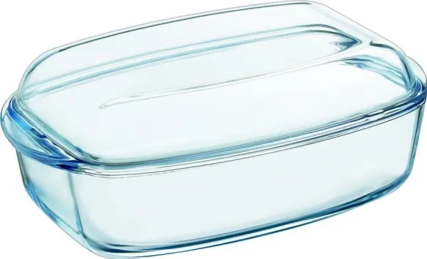 Pyrex 466A000/6343, Stekeform, Rektangulær, Glass, Gjennomsiktig, 220 - 300 °C, 370 mm
