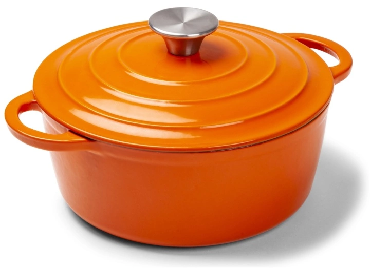 Orrefors Jernverk Gjutjärnsgryta, 2,8 liter, Orange