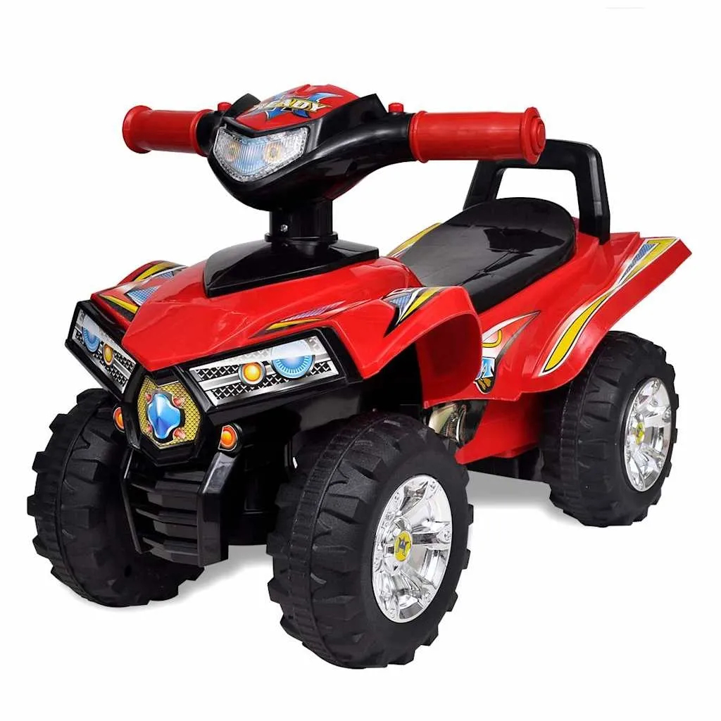 vidaXL ATV for barn lyd og lys rød