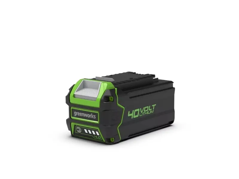 Greenworks G40B4, Batteri, Lithium-Ion (Li-Ion), 4 Ah, 40 V, Greenworks, Sort, Grønn