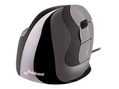 Evoluent VerticalMouse D Medium - Vertikal mus - ergonomisk - laser - 6 knapper - kablet - USB