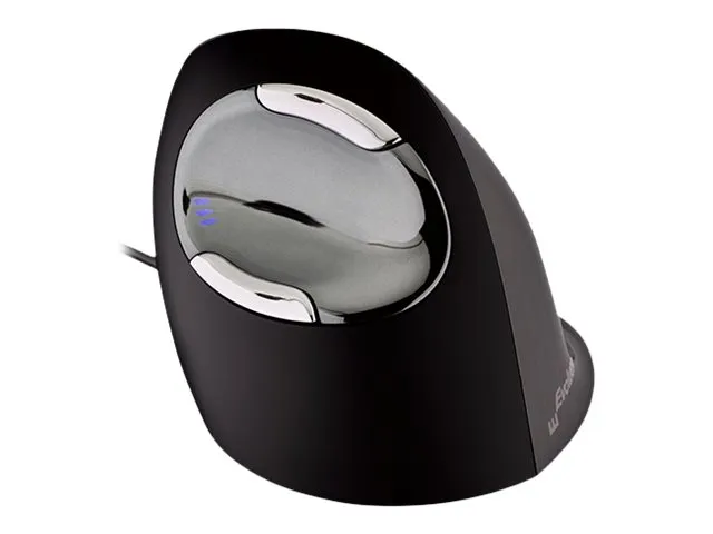 Evoluent VerticalMouse D Large - Vertikal mus - ergonomisk - laser - 6 knapper - kablet - USB
