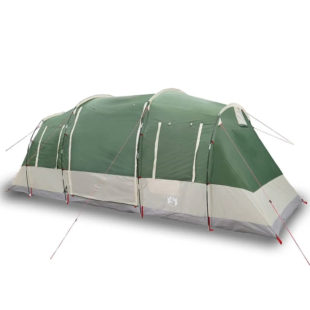vidaXL Familietelt for camping 6 personer grønn vanntett