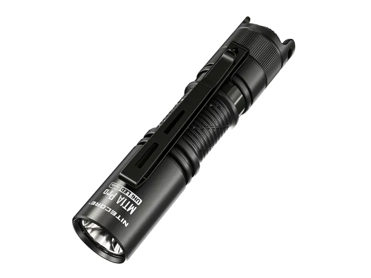 Nitecore MT1A Pro, Lommelykt, Sort, Aluminium, Knapper, 2 m, 2 m