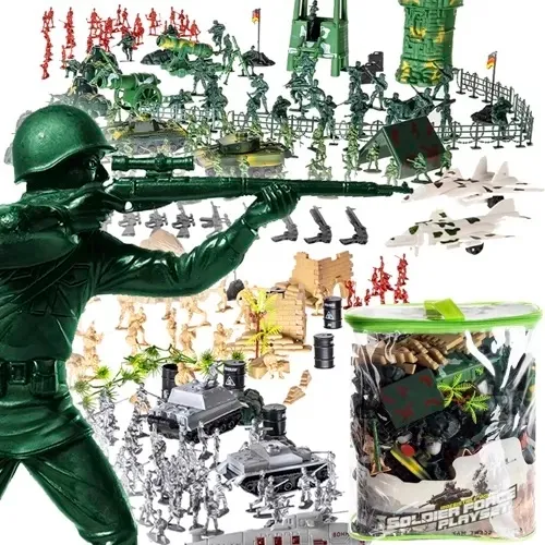 Lekesoldater Sett - Militærbase - 300-deler