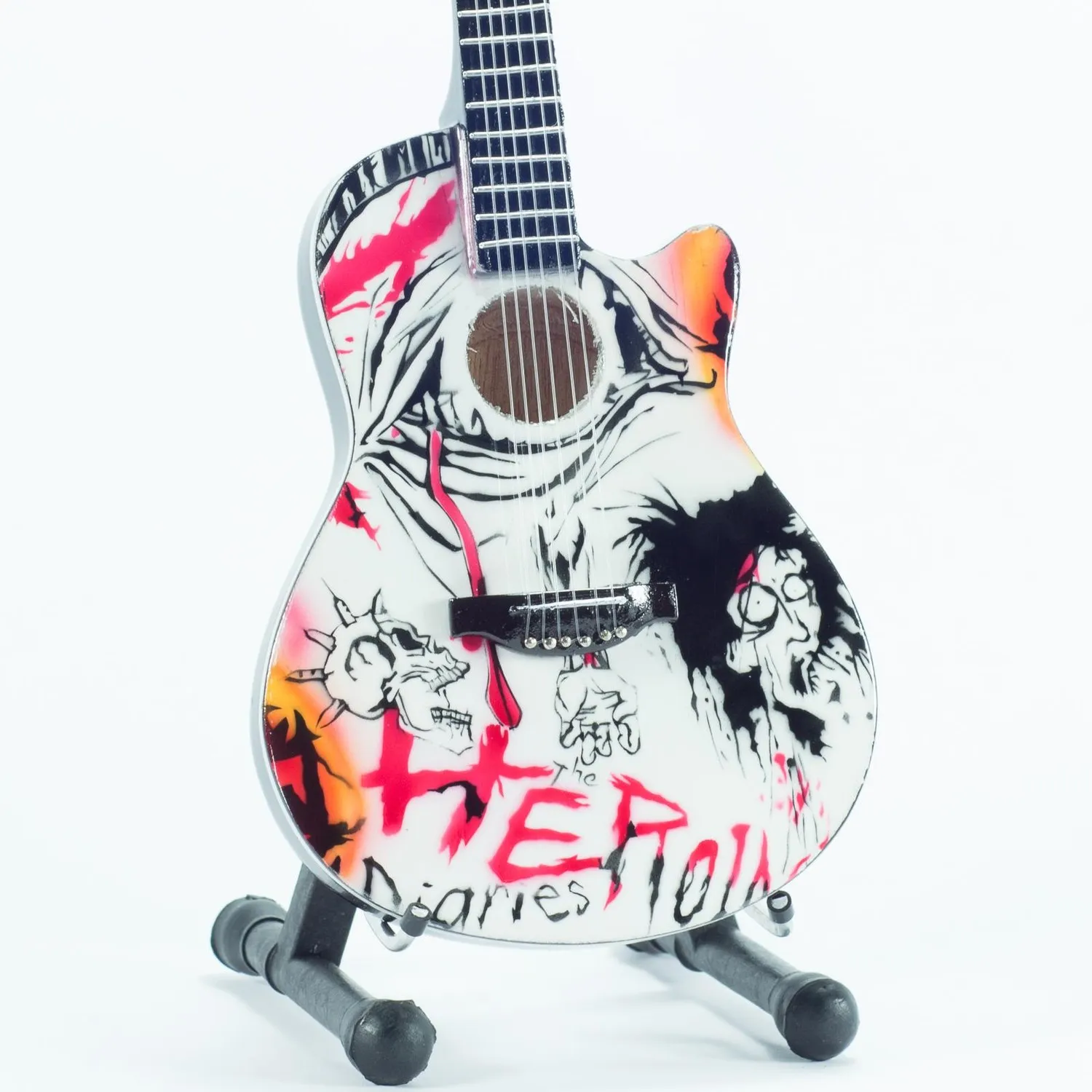 Mini guitar: Mötley Crüe - Nikki Sixx - Ovation Celebrity NS28 - Heroin Diaries