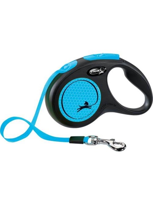 Flexi New Neon S Tape 5 m (black/neon blue)