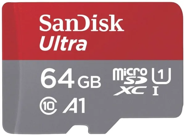 SanDisk Ultra - Flashminnekort (microSDXC til SD-adapter inkludert) - 64 GB