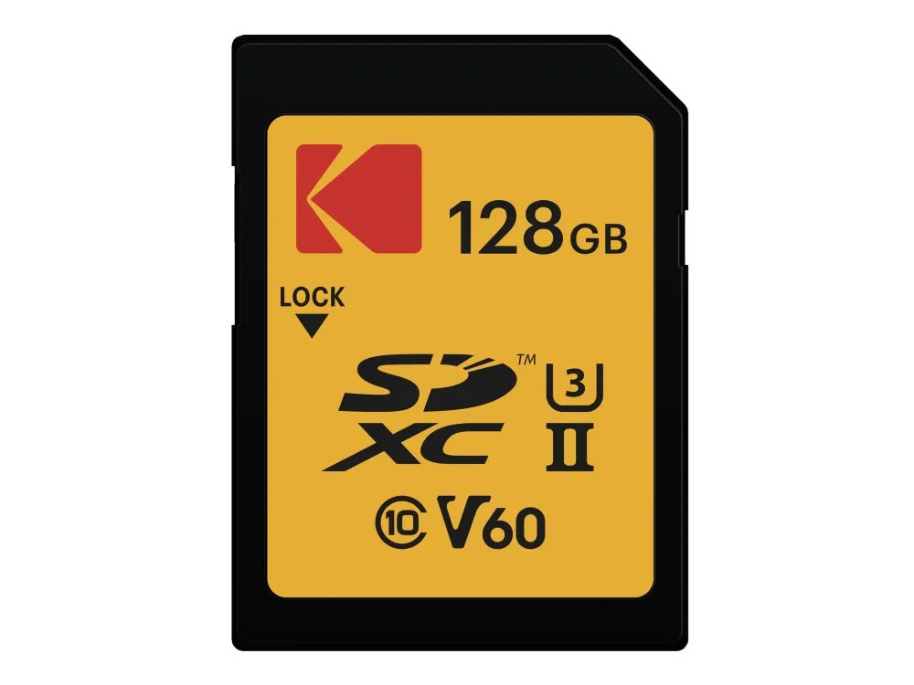 Kodak ULTRA PRO - Flashminnekort - 128 GB - Video Class V60 / UHS-II U3 / Class10 - SDXC UHS-II