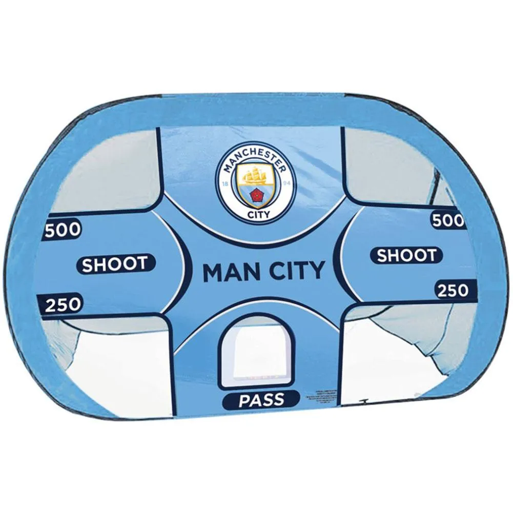 Manchester City FC Crest Pop Up Football Goal
