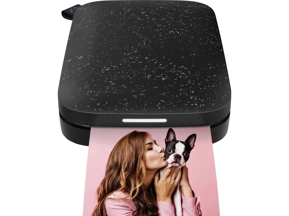 HP HPISPB, ZINK (Zero ink), 313 x 400 DPI, 2" x 3" (5x7.6 cm), Utskrift uten kanter, Bluetooth, Svart