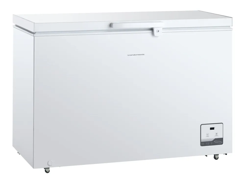 Scandomestic Standard CF400WE - Kiste - bredde: 136.5 cm - dybde: 73 cm - høyde: 83.5 cm - 400 liter - Klasse E - hvit